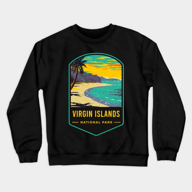 Virgin Islands National Park Crewneck Sweatshirt by JordanHolmes